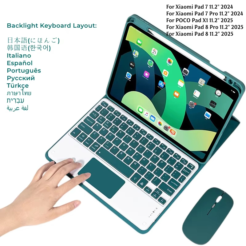 Gaming Keyboard Mouse Wireless - Backlight Keyboard Case Mouse for Xiaomi