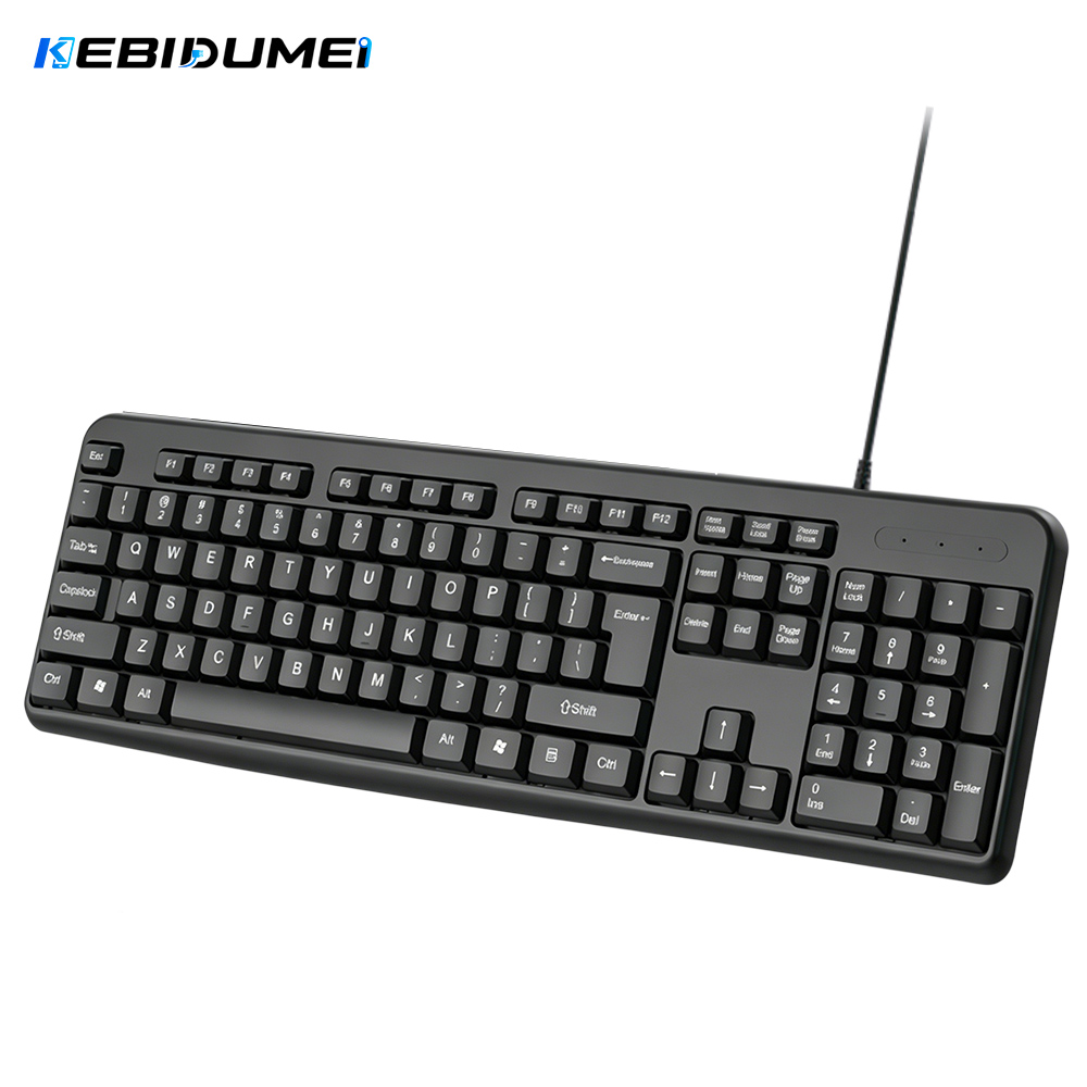 Gaming Keyboard Budget - KEBIDUMEI USB Wired Keyboard 104Keys Standard