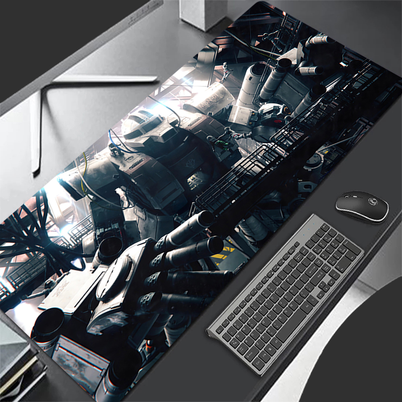 Gaming Keyboard Non Mechanical - Large Mouse pad Mechanical Warrior Gundam