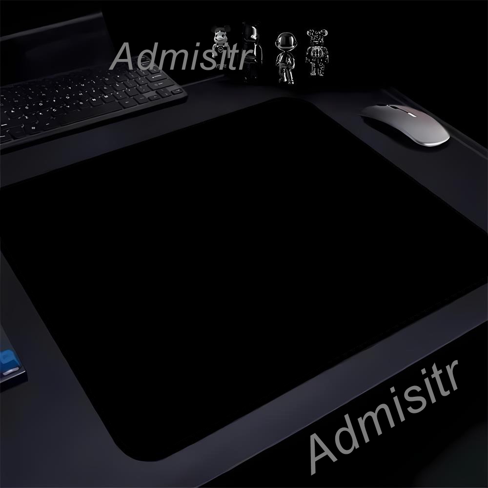 Gaming Keyboard Hand - 45X40 Large Black Mouse Pad Simple