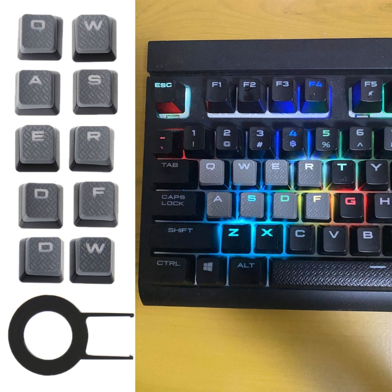 Gaming Keyboard Non Mechanical - 10 Phím Backlit Keycaps Chống Trơn