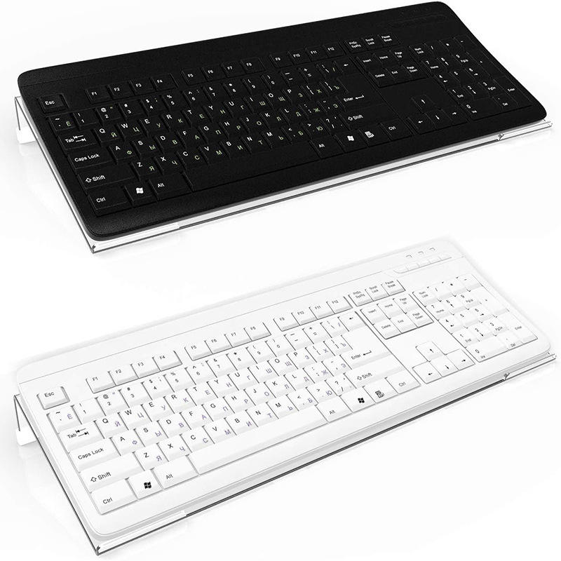 Gaming Keyboard Types - Clear Acrylic Ergonomic Keyboard Riser Stand