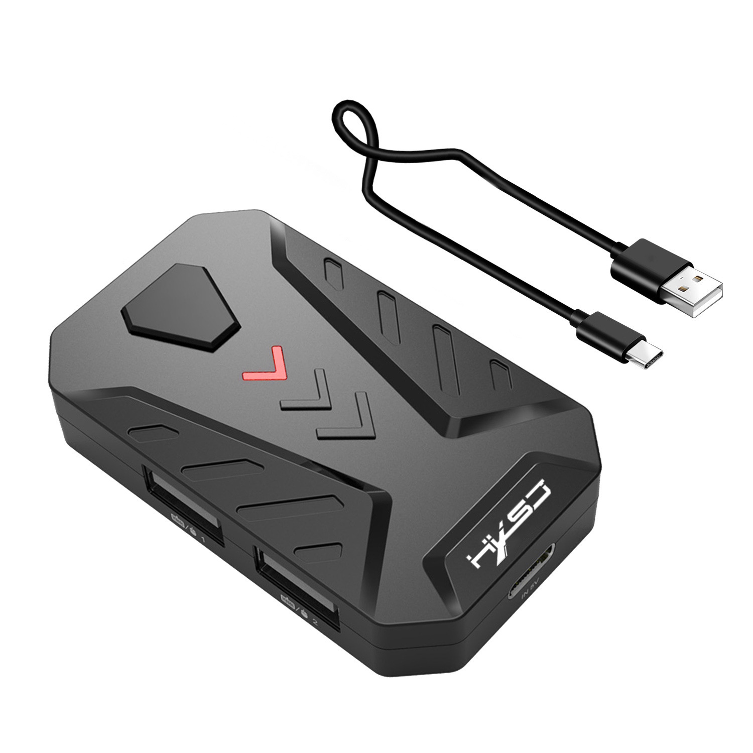 Gaming Keyboard And Mouse Combo - HXSJ Gaming Keyboard Mouse Converte,4 In