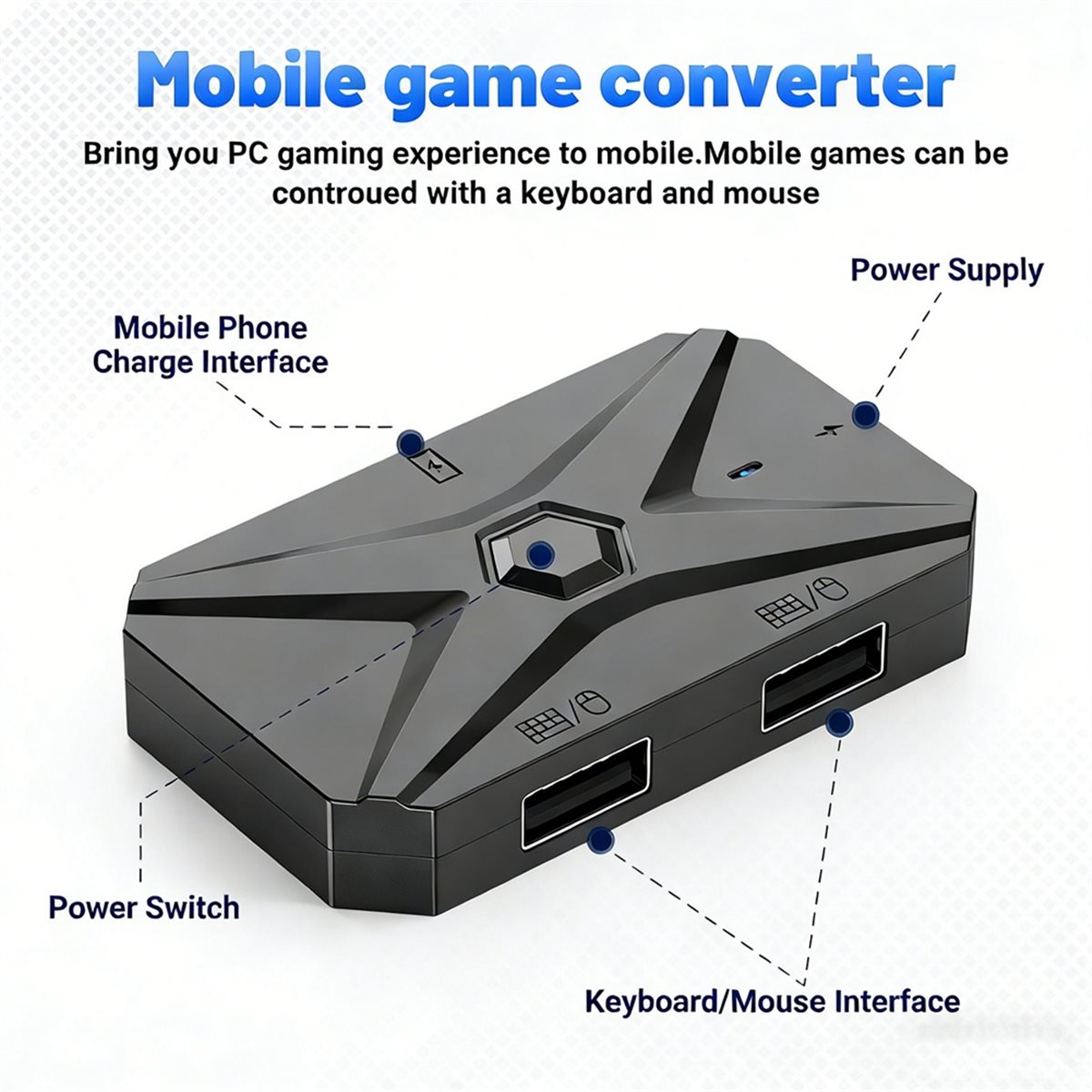 ABGN Mobile Games Converter Ki - đánh giá và giá Gaming Keyboard And Mouse Converter For Mobile