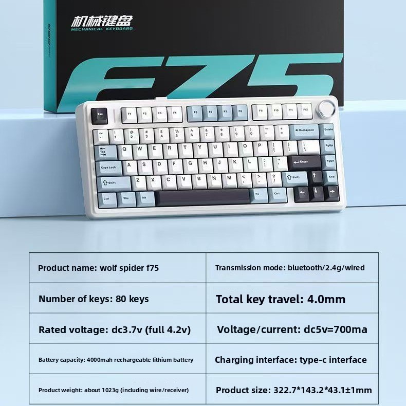 Aula F75 Mechanical Keyboard 7 - đánh giá và giá Gaming Keyboard Mini Mechanical
