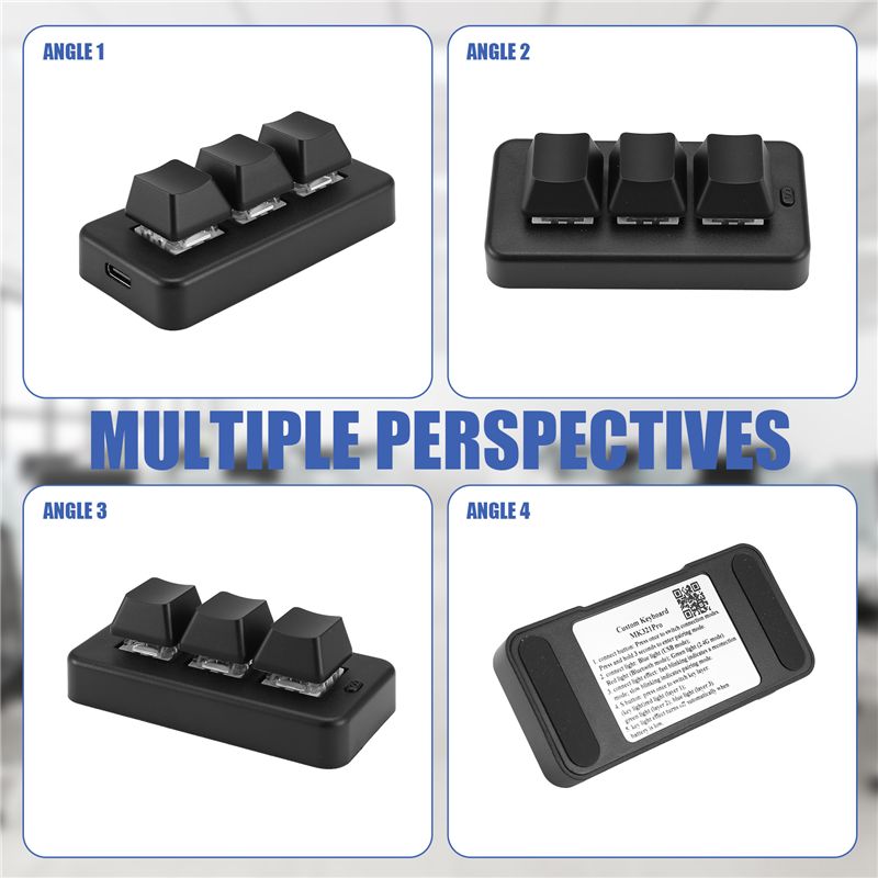 MK321 Progammable Macro Mini K - đánh giá và giá Gaming Keyboard Mini Mechanical
