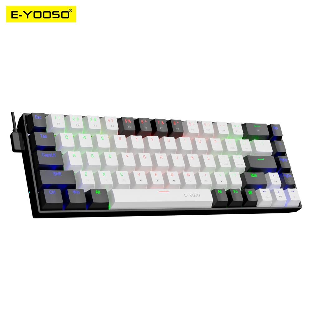 E-YOOSO Z686 USB Mini Slim Mec - đánh giá và giá Gaming Keyboard E Yooso