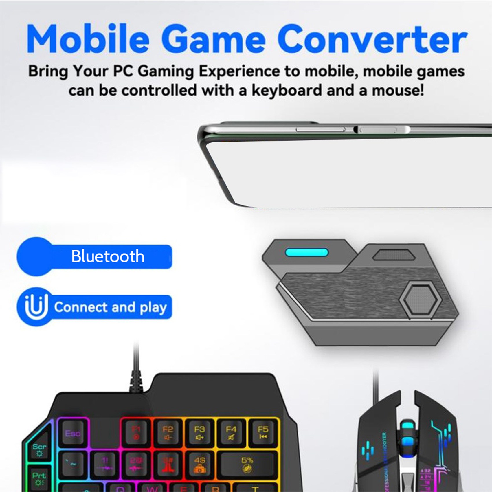 ONNL Gamepad Mobile PUBG Contr - đánh giá và giá Gaming Keyboard And Mouse Converter For Mobile