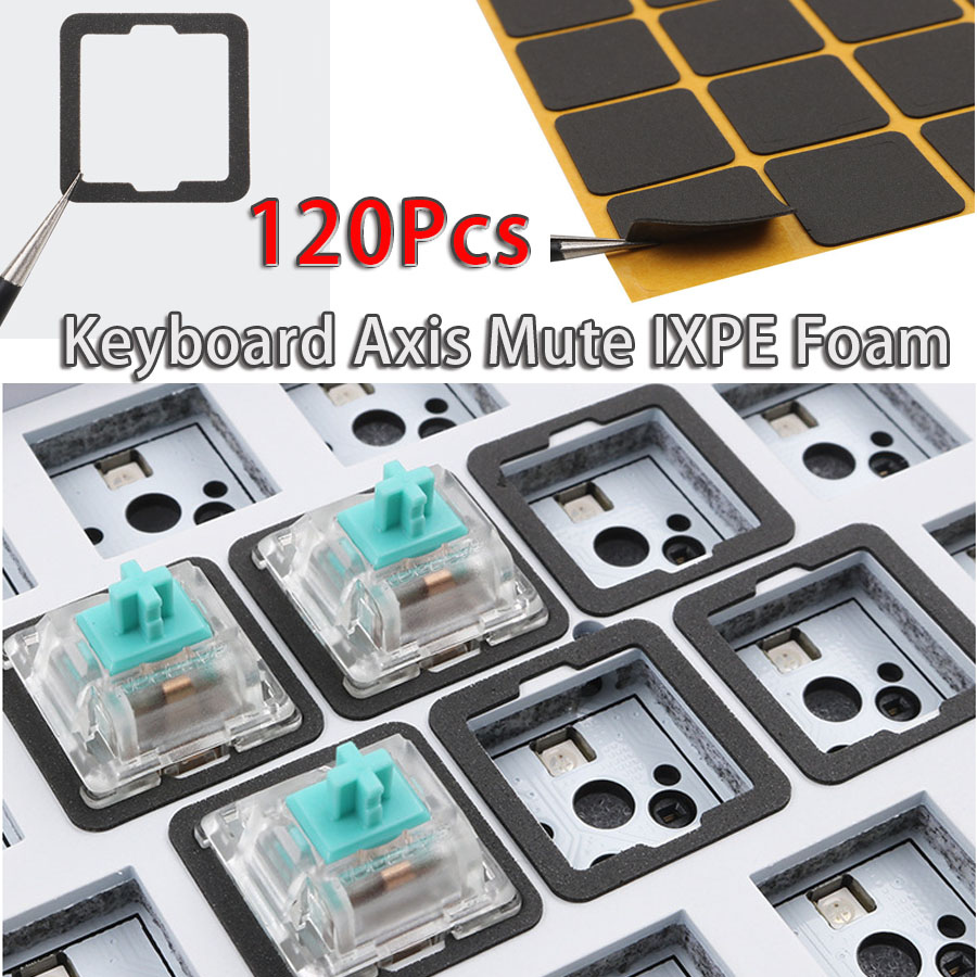 120PCS DIY Keyboard Inter-Axis - đánh giá và giá Foam Dampener Sheet
