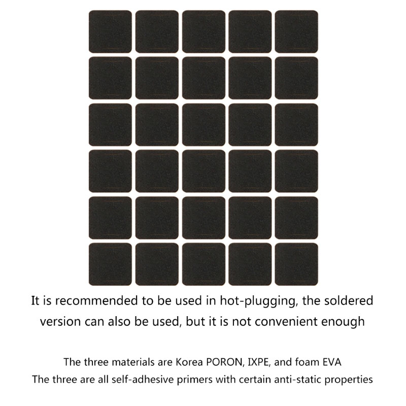 120PCS DIY Keyboard Inter-Axis - đánh giá và giá Foam Dampener Sheet
