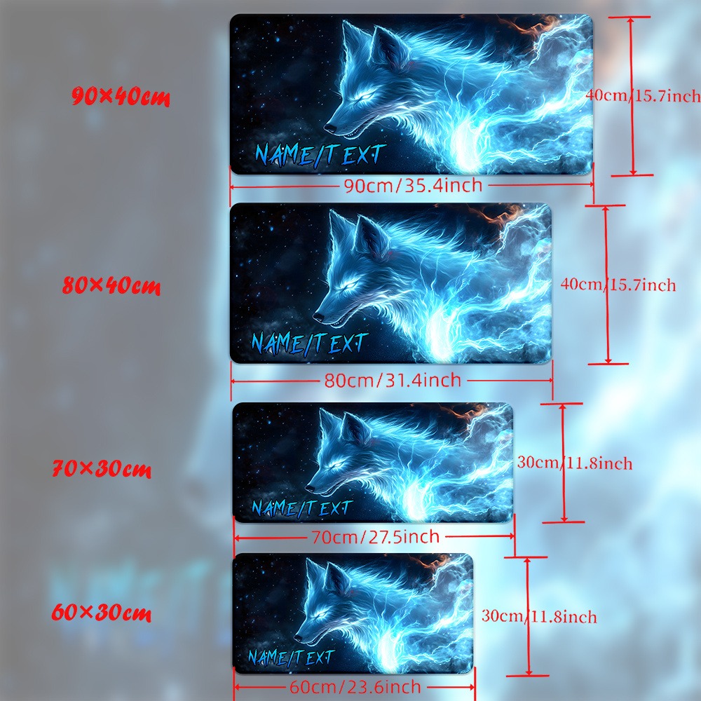 Custom Name Magic Wolf HD Prin - đánh giá và giá Gaming Keyboard Name