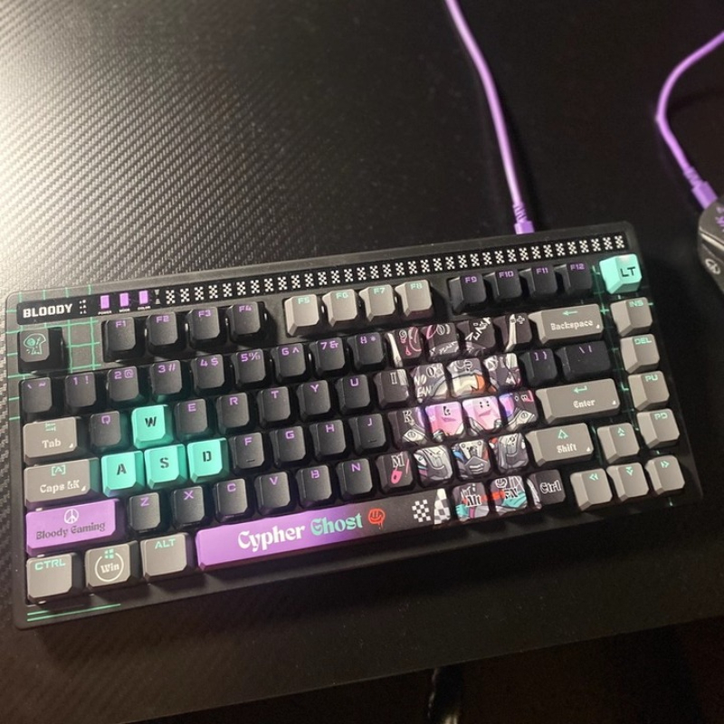A4Tech AT75 Mechanical Keyboar - đánh giá và giá Gaming Keyboard No Noise