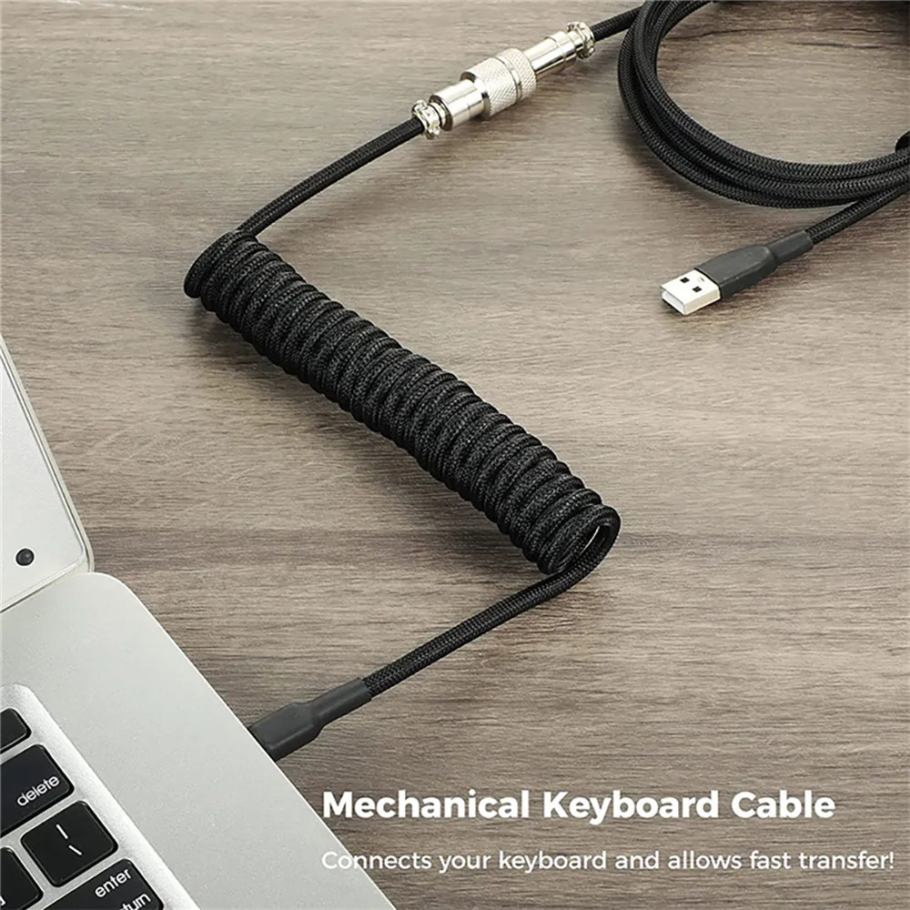 New Mechanical Keyboard Coiled - đánh giá và giá Gaming Keyboard Types
