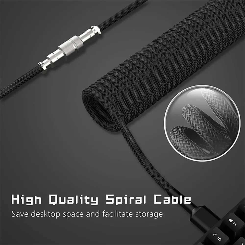 New Mechanical Keyboard Coiled - đánh giá và giá Gaming Keyboard Types