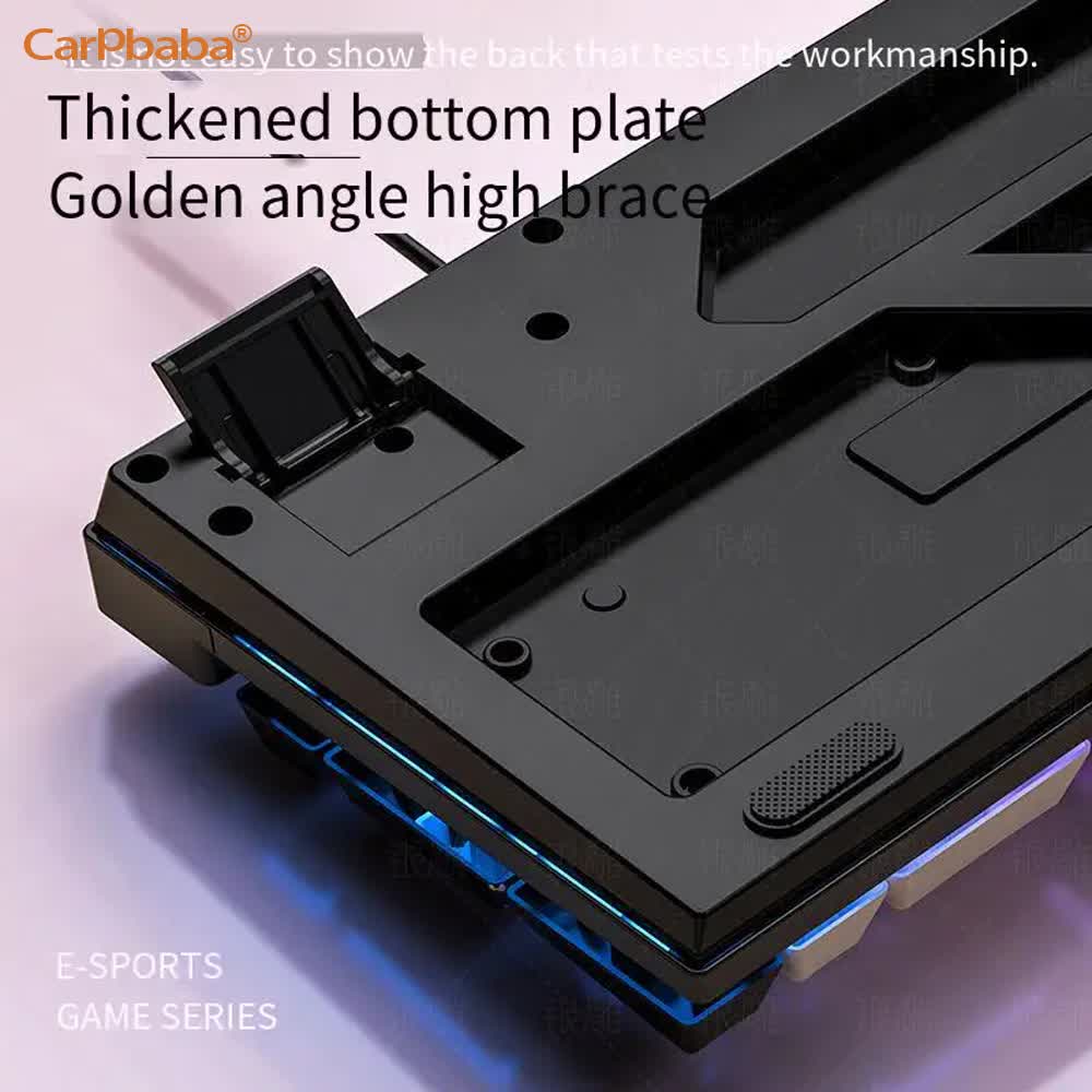 Carpbaba K500 104 Key USB Wire - đánh giá và giá Gaming Keyboard Budget