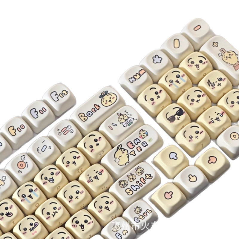 Chiikawa Cute Emoji Keycap Set - đánh giá và giá Gaming Keyboard Emoji