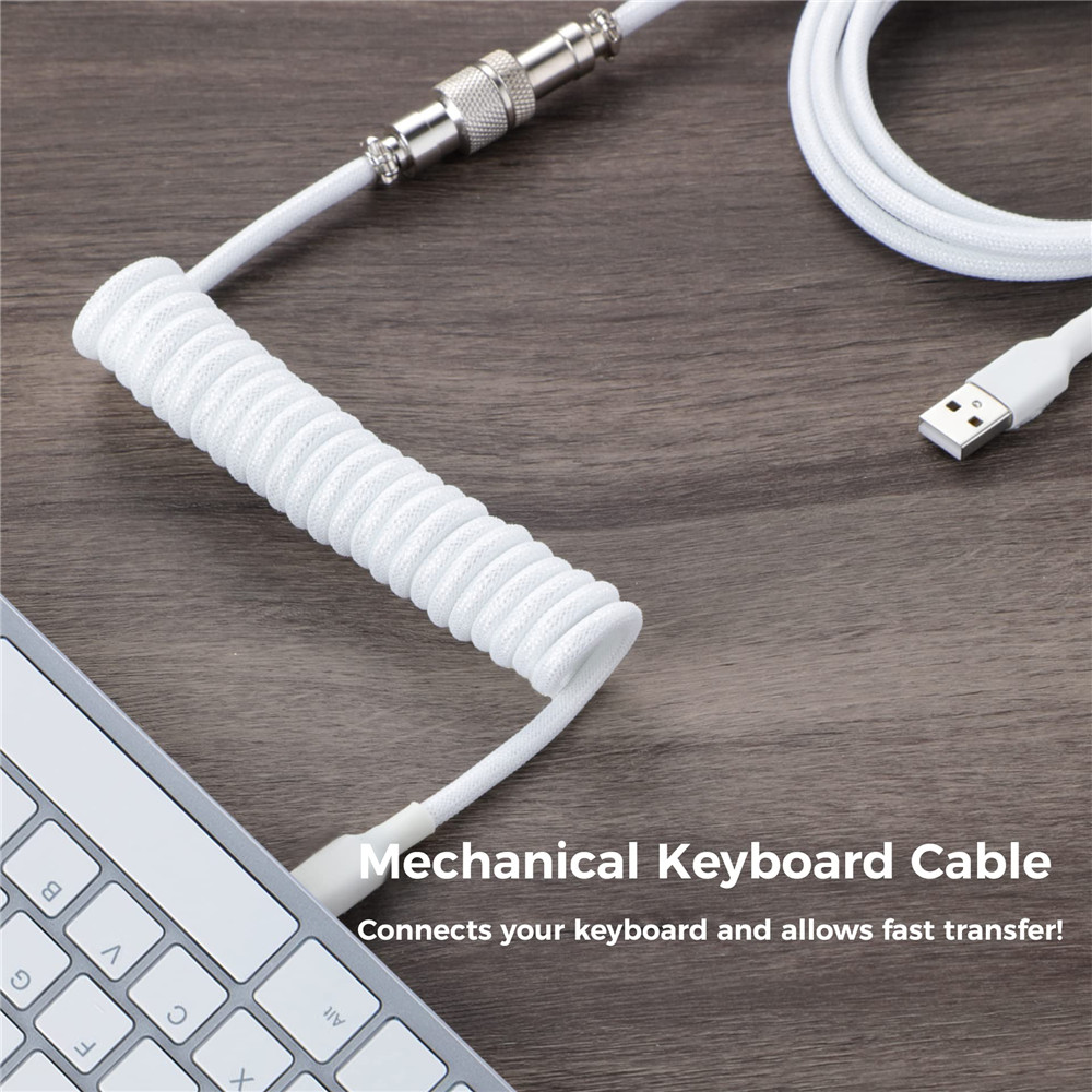Mechanical Keyboard Coiled Cab - đánh giá và giá Gaming Keyboard Types