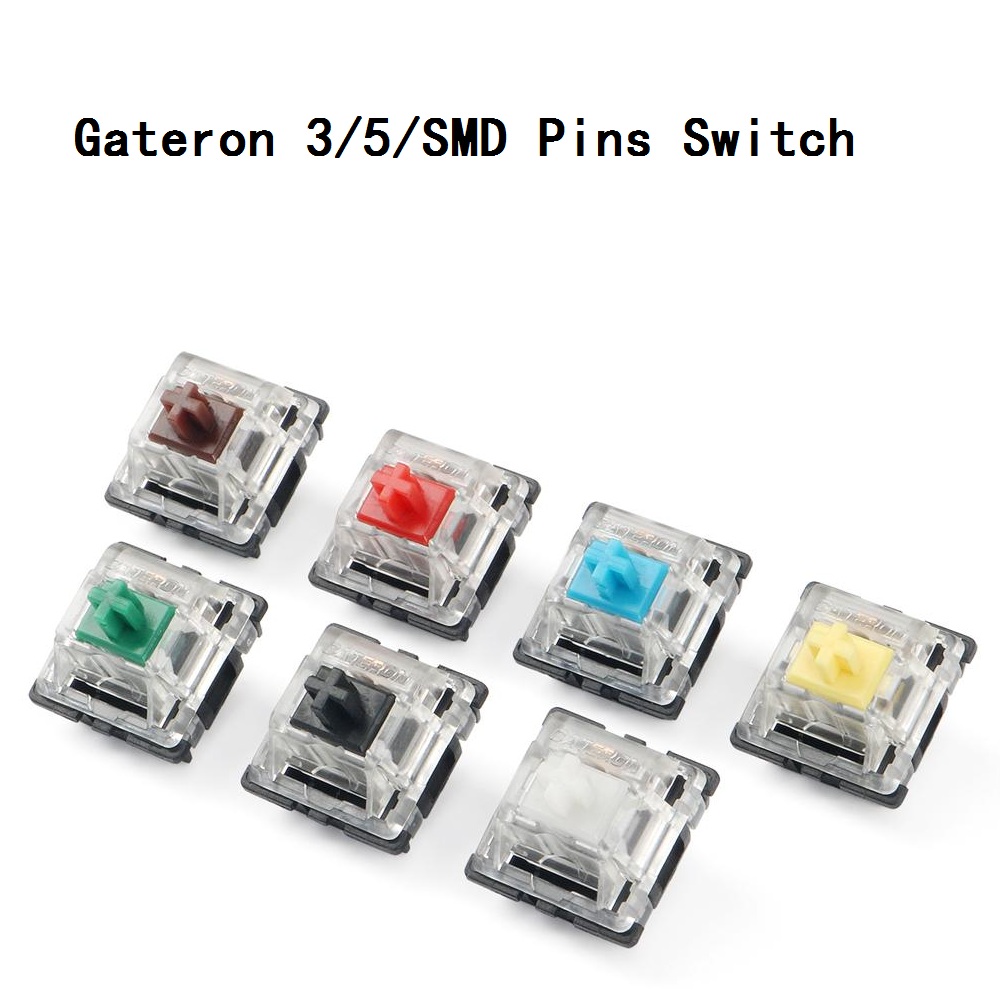 Gateron Switch 10 PCS 3 Pin 5  - đánh giá và giá Keyboard Gaming Blue Switch