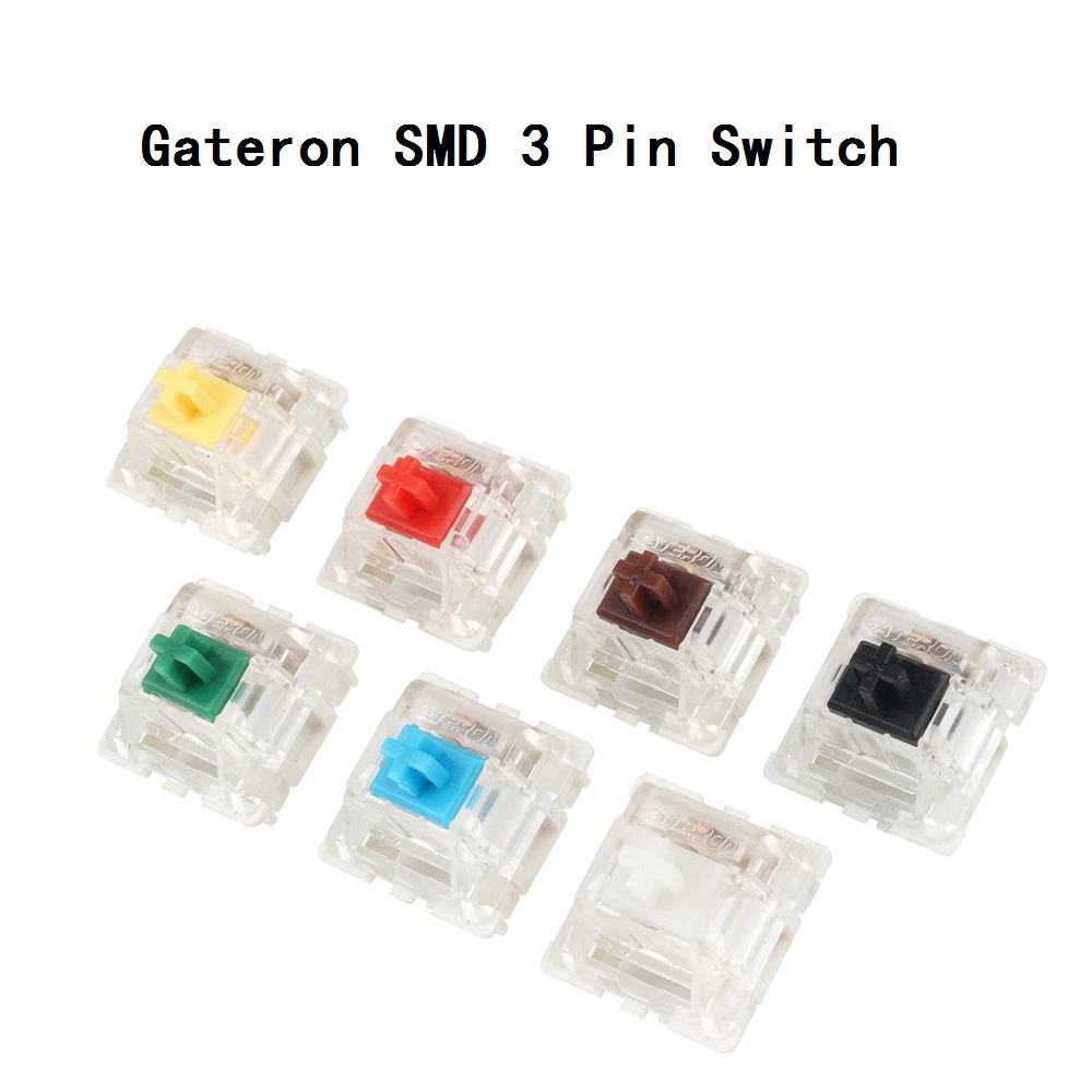 Gateron Switch 10 PCS 3 Pin 5  - đánh giá và giá Keyboard Gaming Blue Switch