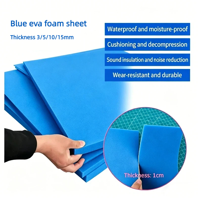 1pc Thickness 3/5/10/15mm Blue - đánh giá và giá Pe Foam Sheet