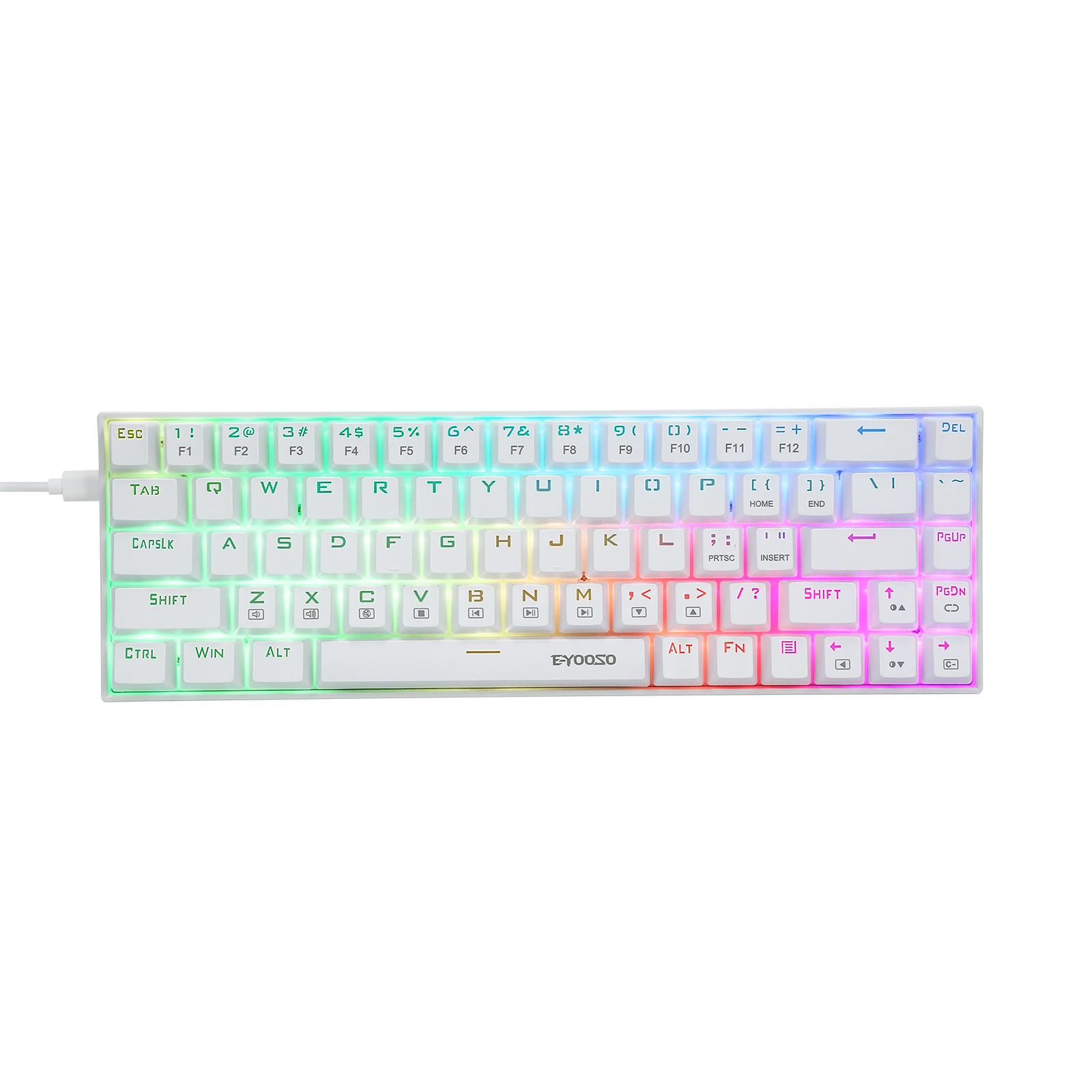 Z-686 60% Cơ Mini Bàn Phím, E- - đánh giá và giá Gaming Keyboard E Yooso