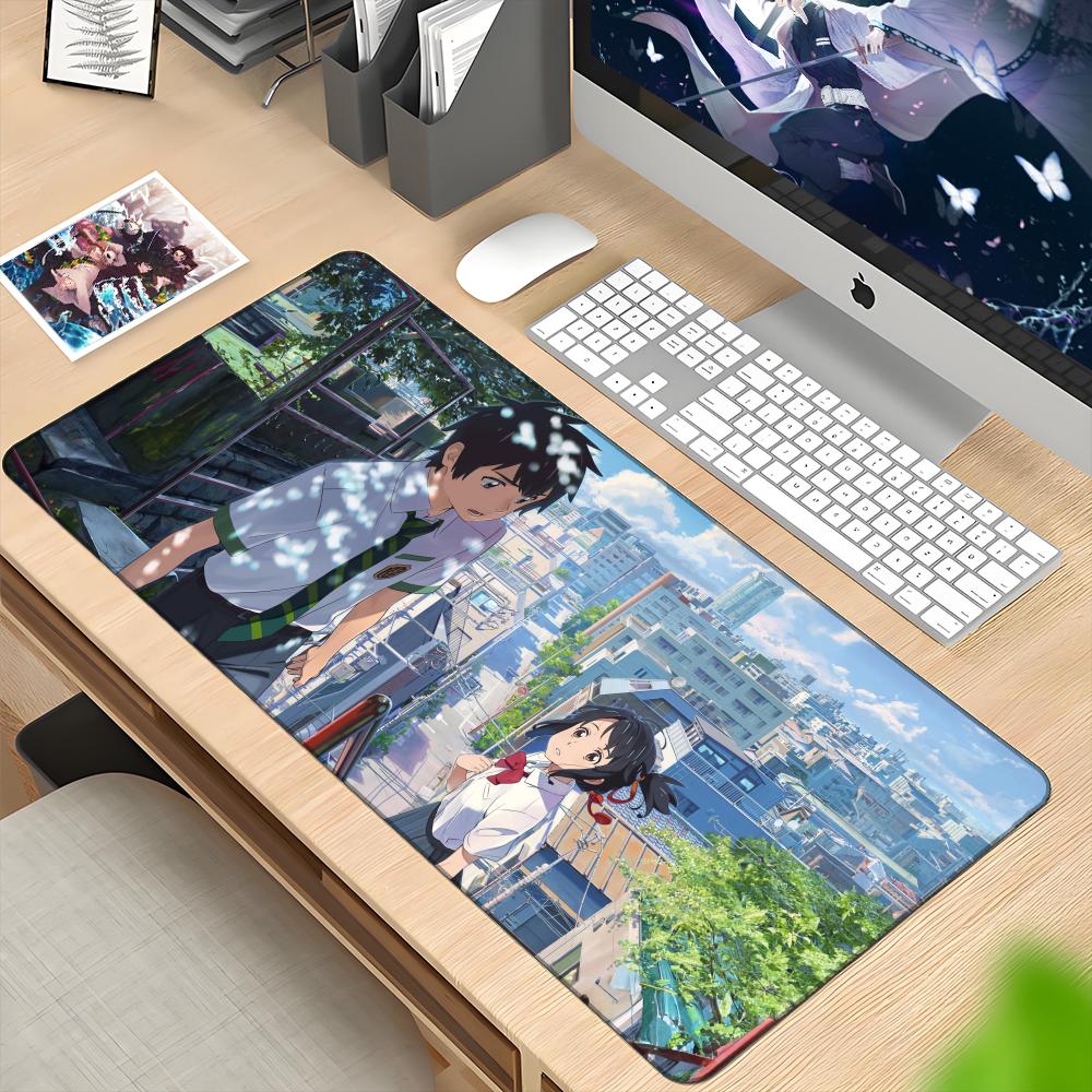 anime Your Name Mouse Pad Desk - đánh giá và giá Gaming Keyboard Name