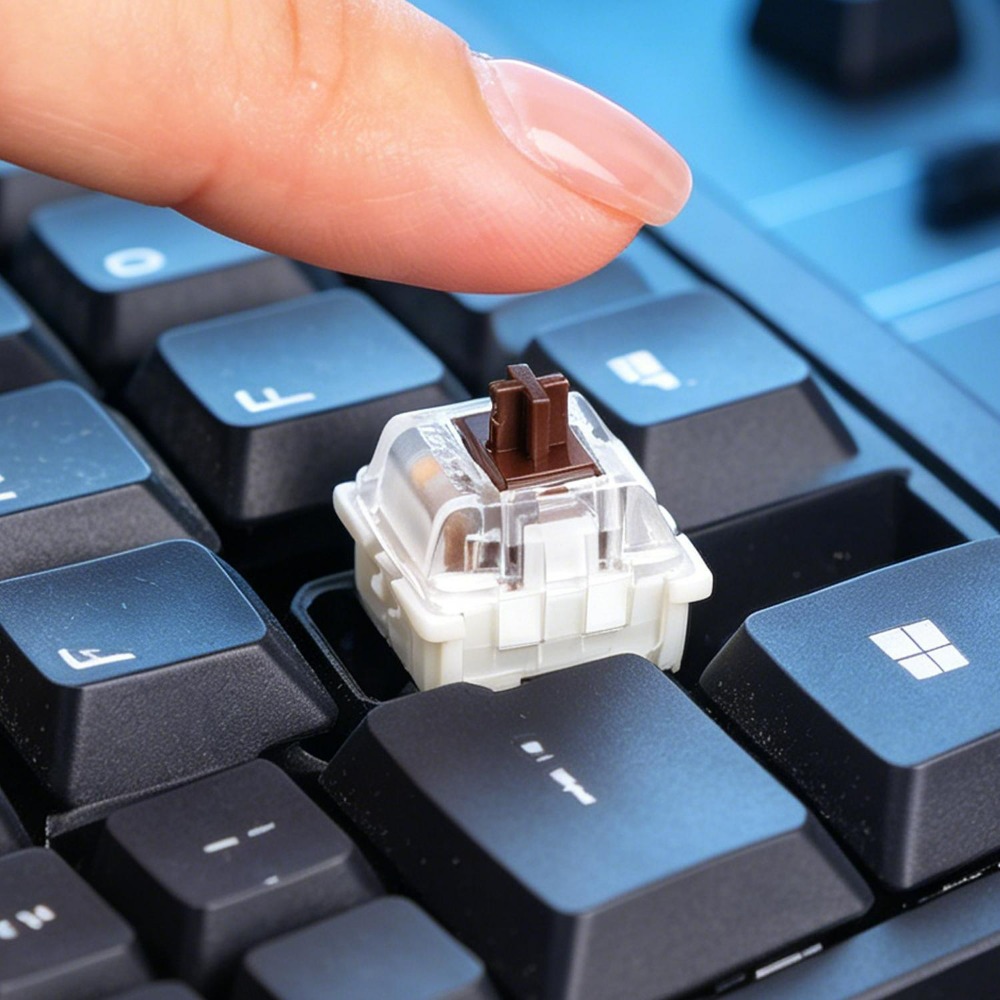 10/20Pcs Blue/Red/Tea Axis DIY - đánh giá và giá Keyboard Gaming Blue Switch