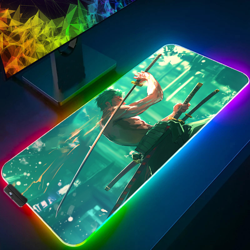 ONE PIECE Zoro Mouse Pad RGB G - đánh giá và giá Gaming Keyboard Theme