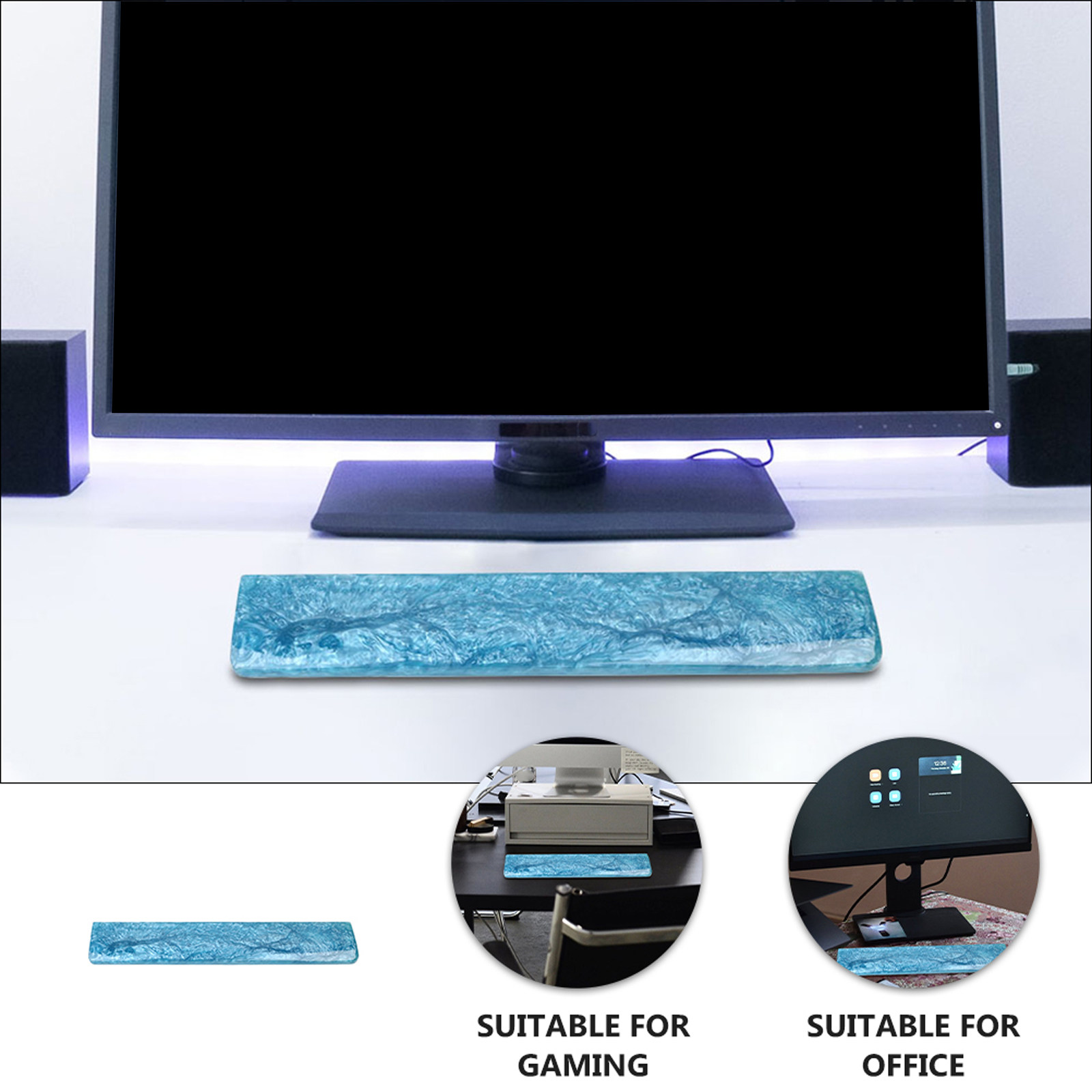 Blue Epoxy Resin Keyboard Wris - đánh giá và giá Keyboard Gaming Blue Switch