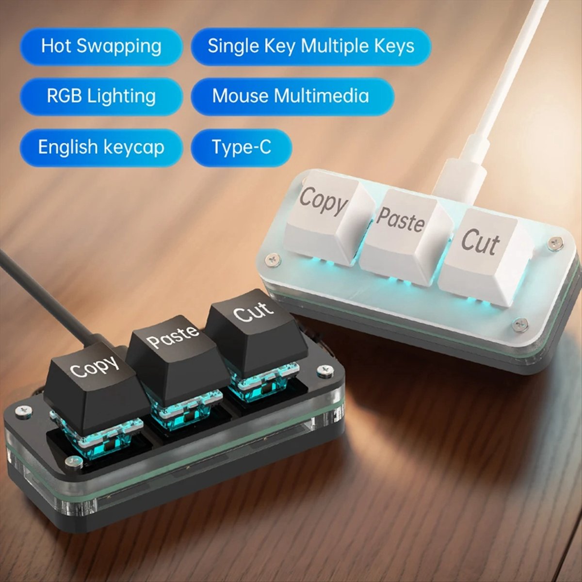 doyou 3 Keys Macro Programming - đánh giá và giá Gaming Keyboard Types