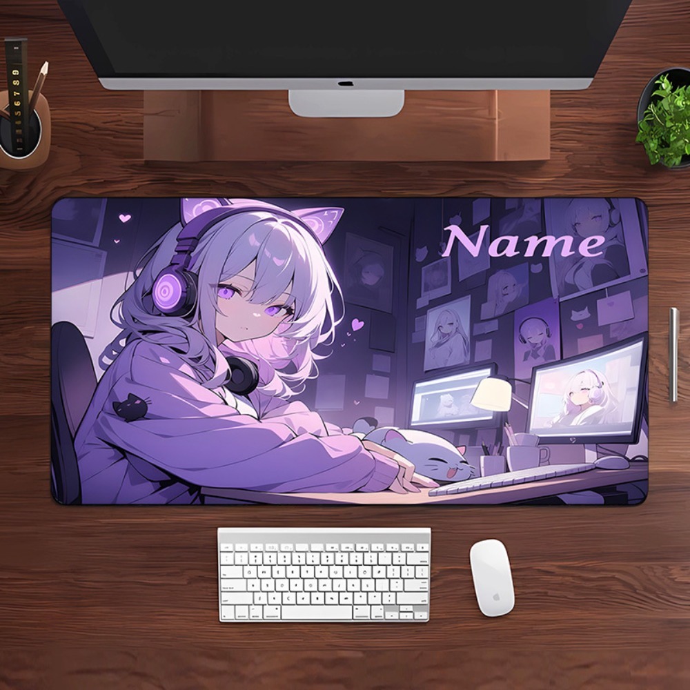 Customizable Name Anime Girl G - đánh giá và giá Gaming Keyboard Name