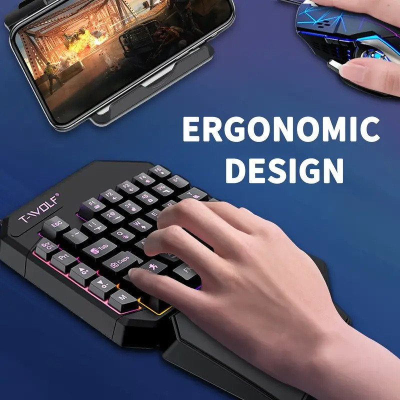 FocusOnPC TF900 2-in-1 Mobile  - đánh giá và giá Gaming Keyboard And Mouse Set