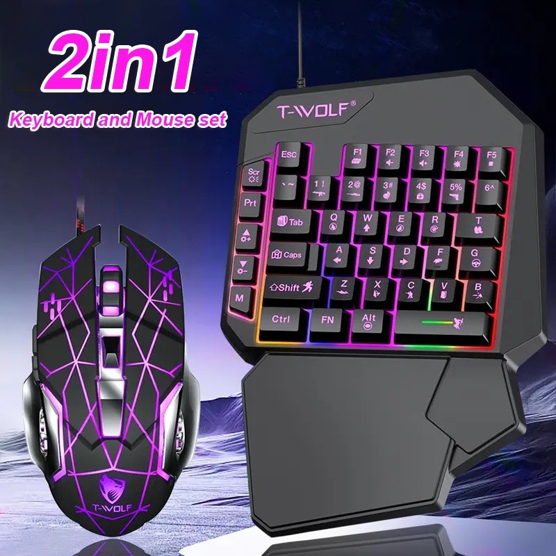 FocusOnPC TF900 2-in-1 Mobile  - đánh giá và giá Gaming Keyboard And Mouse Set