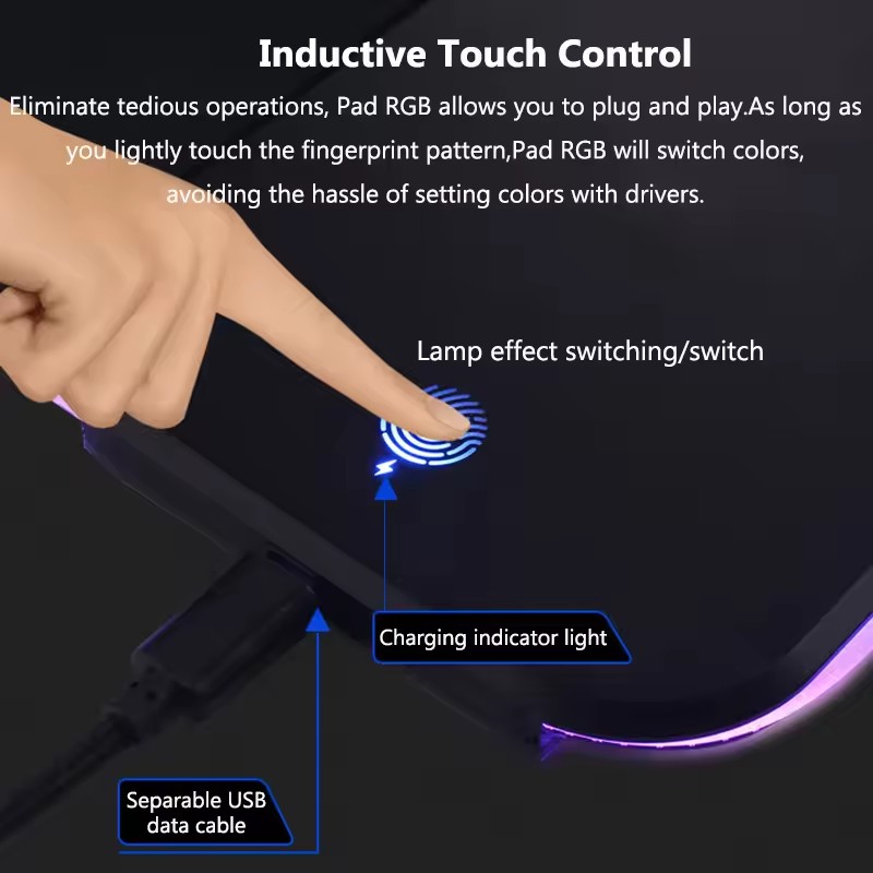 RGB mouse pad with wireless ch - đánh giá và giá Gaming Keyboard Mouse Wireless