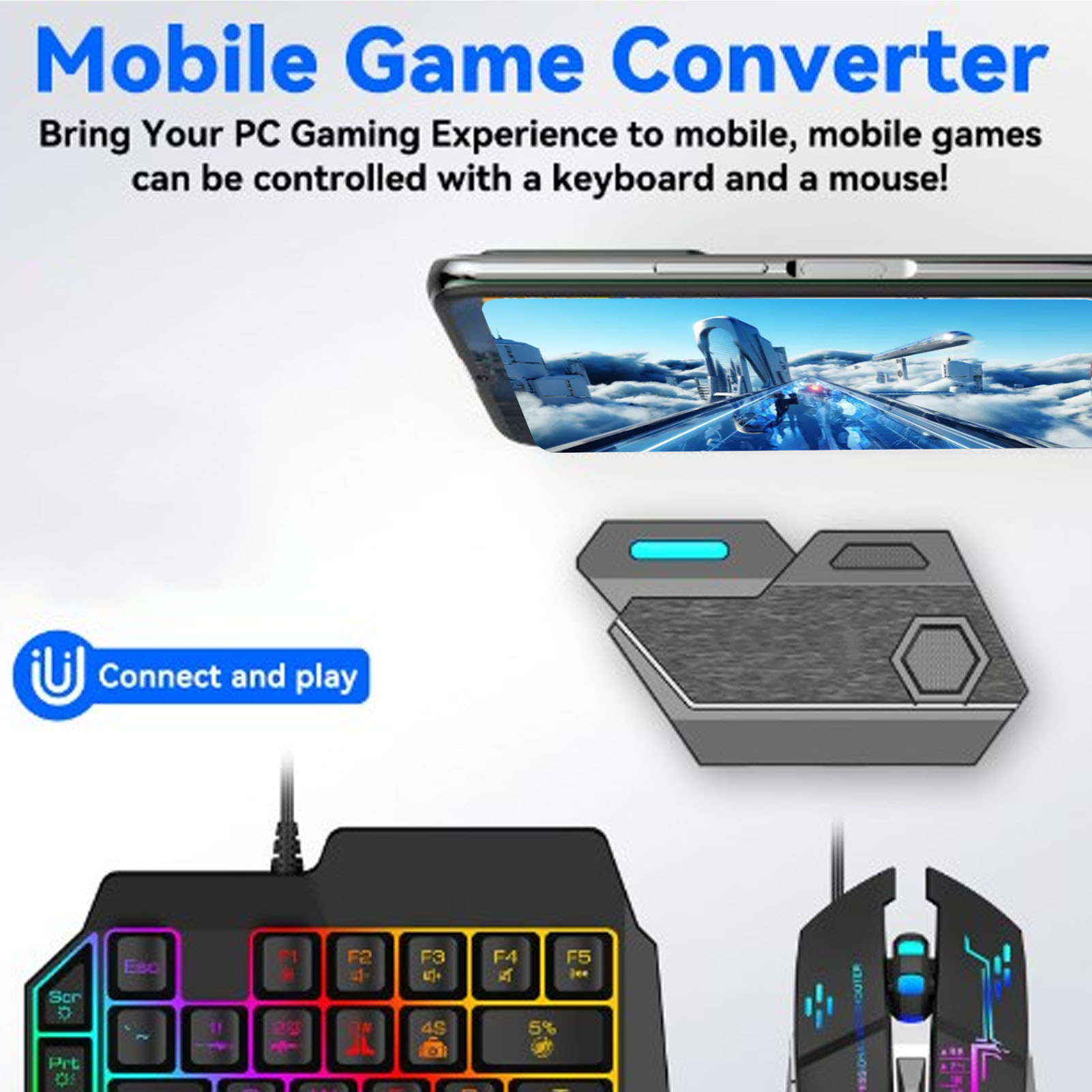 Mobile Game Combo Pack Bluetoo - đánh giá và giá Gaming Keyboard Hand