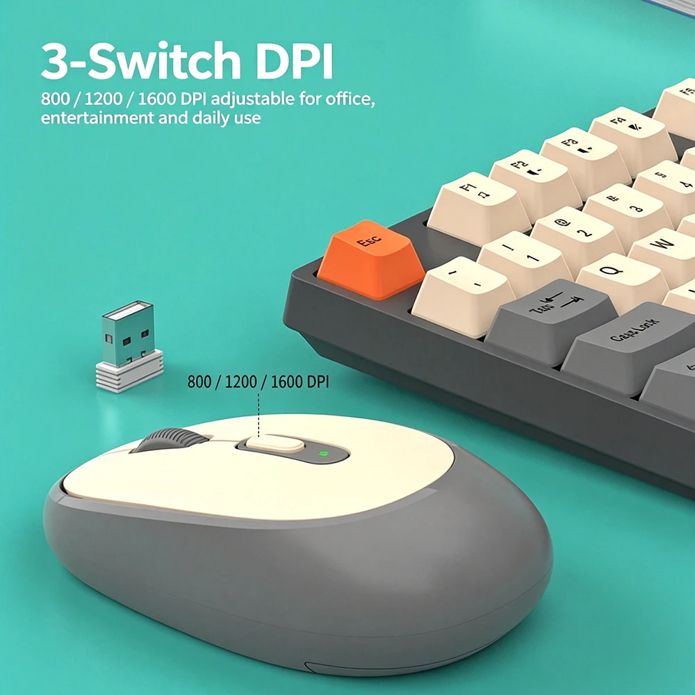 KEBIDUMEI 2.4G Wireless Keyboa - đánh giá và giá Gaming Keyboard And Mouse Set