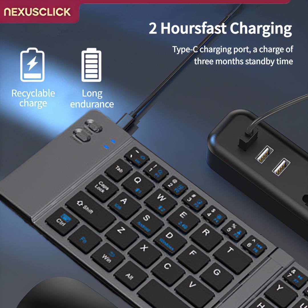 NexusClick New Mini Wireless B - đánh giá và giá Gaming Keyboard And Mouse Combo