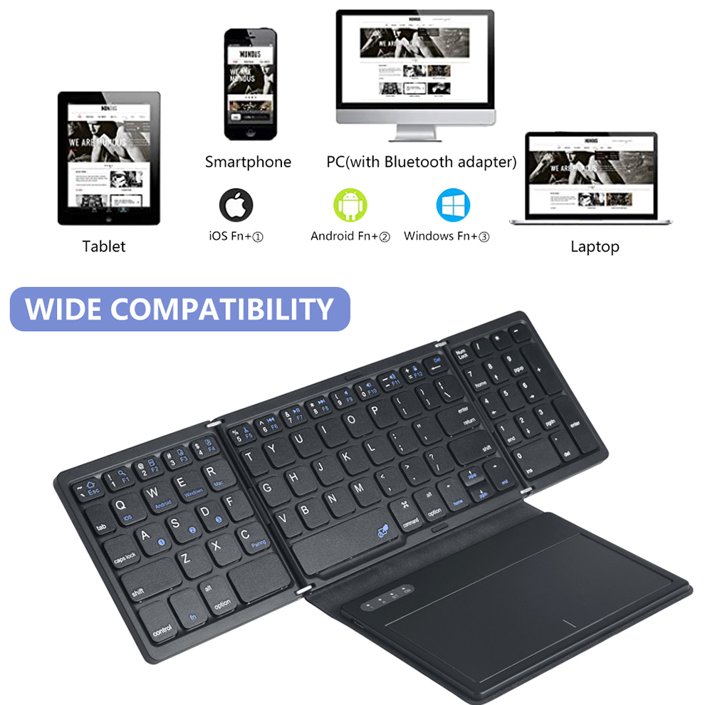 BOW Foladable Bluetooth Keyboa - đánh giá và giá Gaming Keyboard Budget