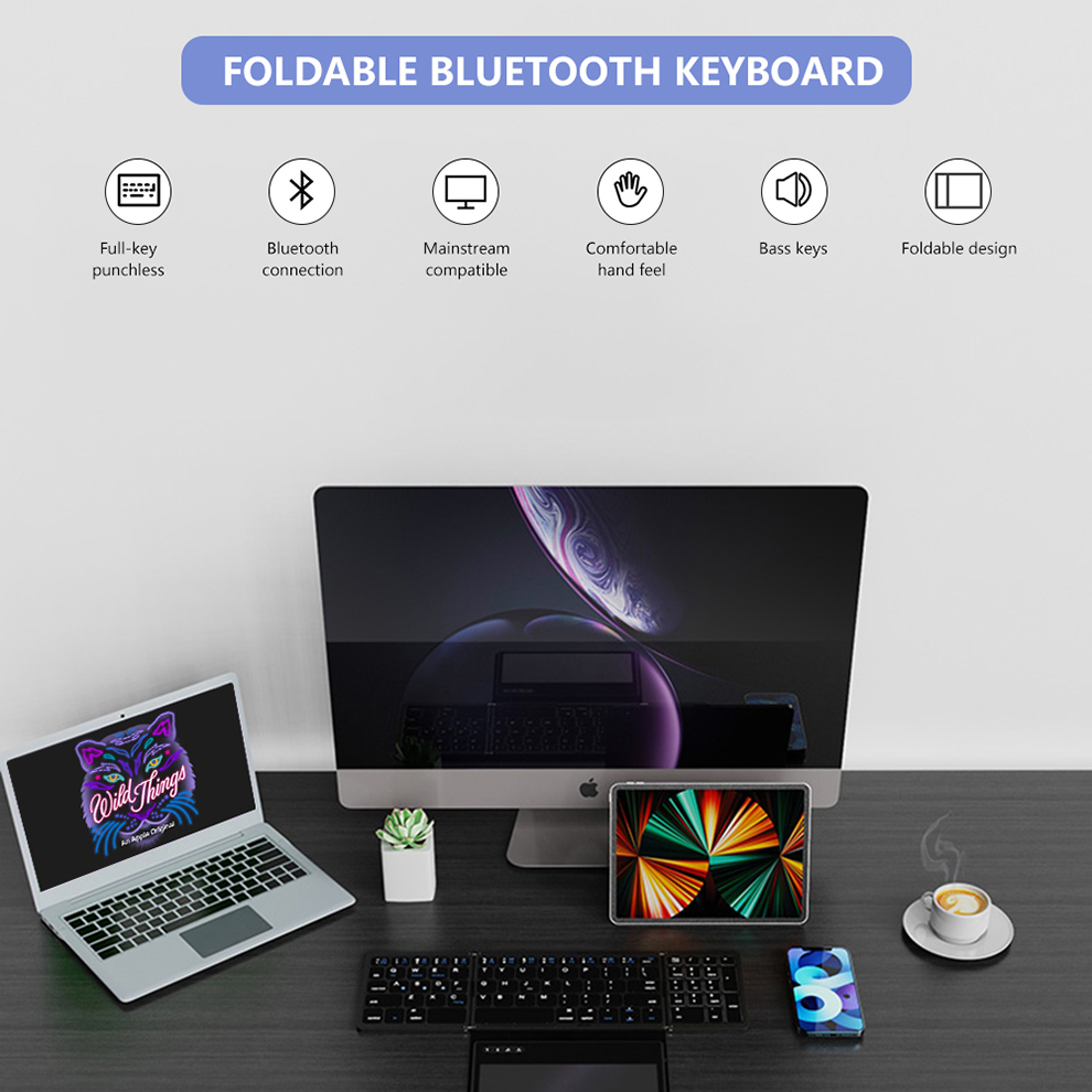 BOW Foladable Bluetooth Keyboa - đánh giá và giá Gaming Keyboard Budget