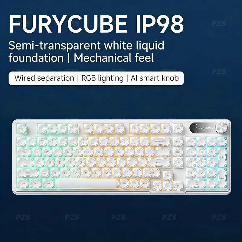 FURYCUBE IP98 Wired Keyboard R - đánh giá và giá Gaming Keyboard Ip98