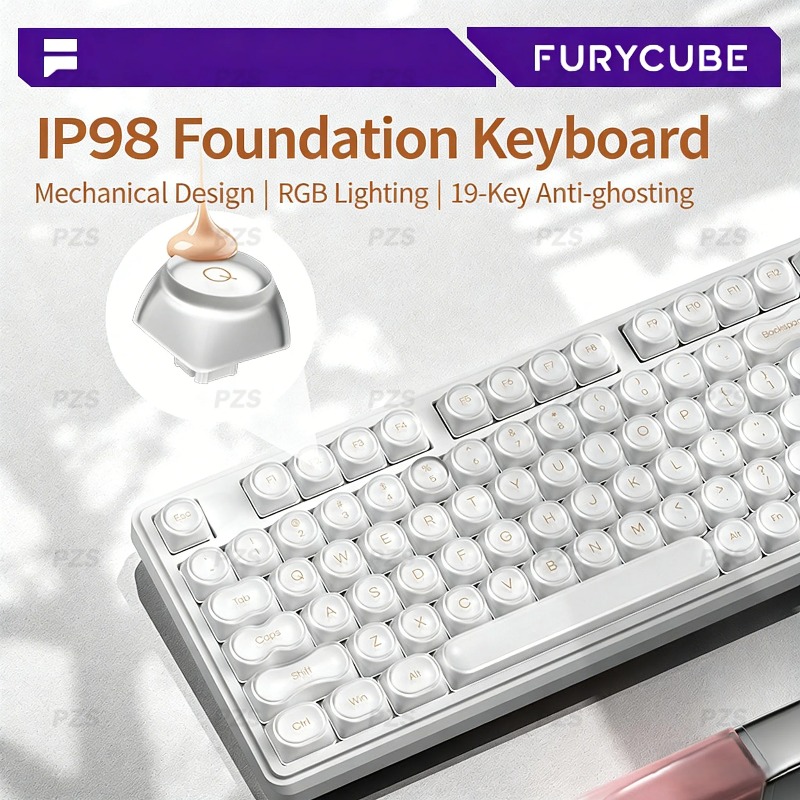 FURYCUBE IP98 Wired Keyboard R - đánh giá và giá Gaming Keyboard Ip98