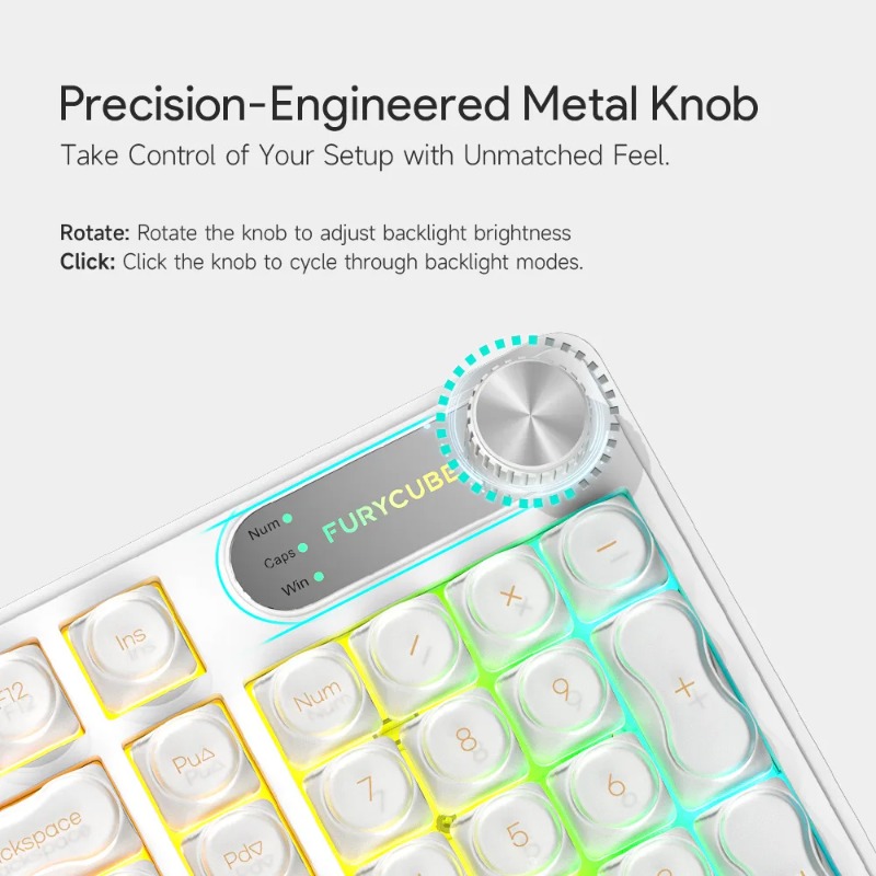 FURYCUBE IP98 Wired Keyboard R - đánh giá và giá Gaming Keyboard Ip98