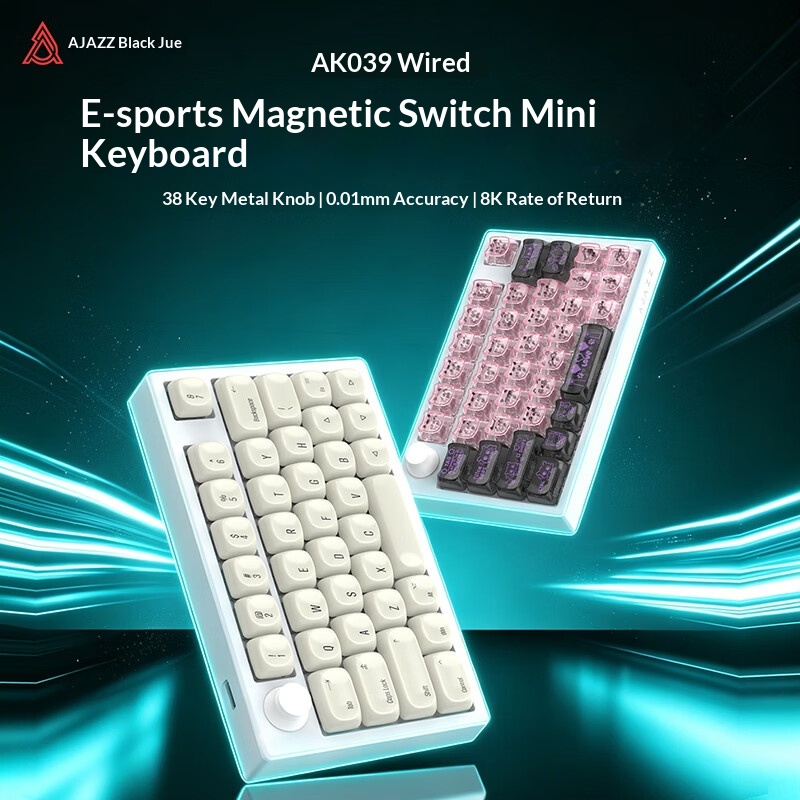 Ajazz AK039 Hall Effect Gaming - đánh giá và giá Gaming Keyboard Hall Effect Switches