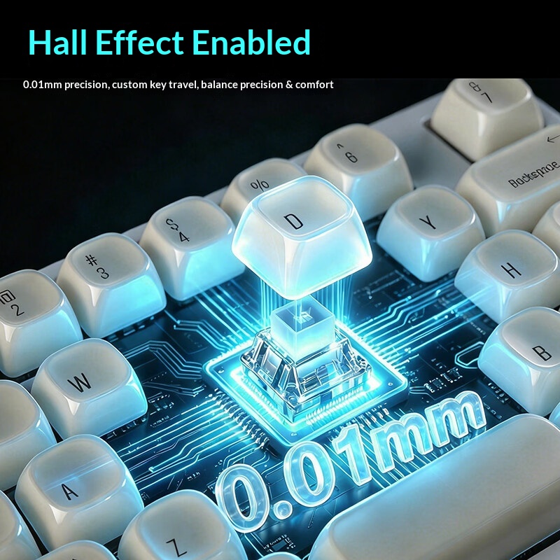 Ajazz AK039 Hall Effect Gaming - đánh giá và giá Gaming Keyboard Hall Effect Switches