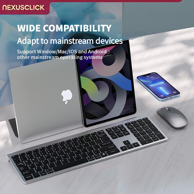 NexusClick 104 Keys Wireless T - đánh giá và giá Gaming Keyboard And Mouse Combo