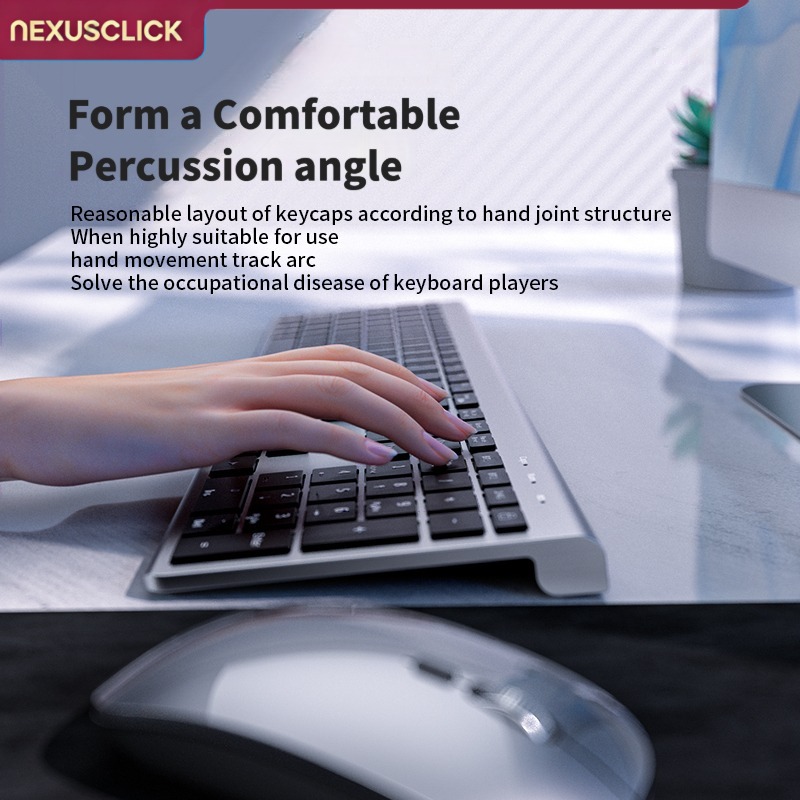 NexusClick 104 Keys Wireless T - đánh giá và giá Gaming Keyboard And Mouse Combo
