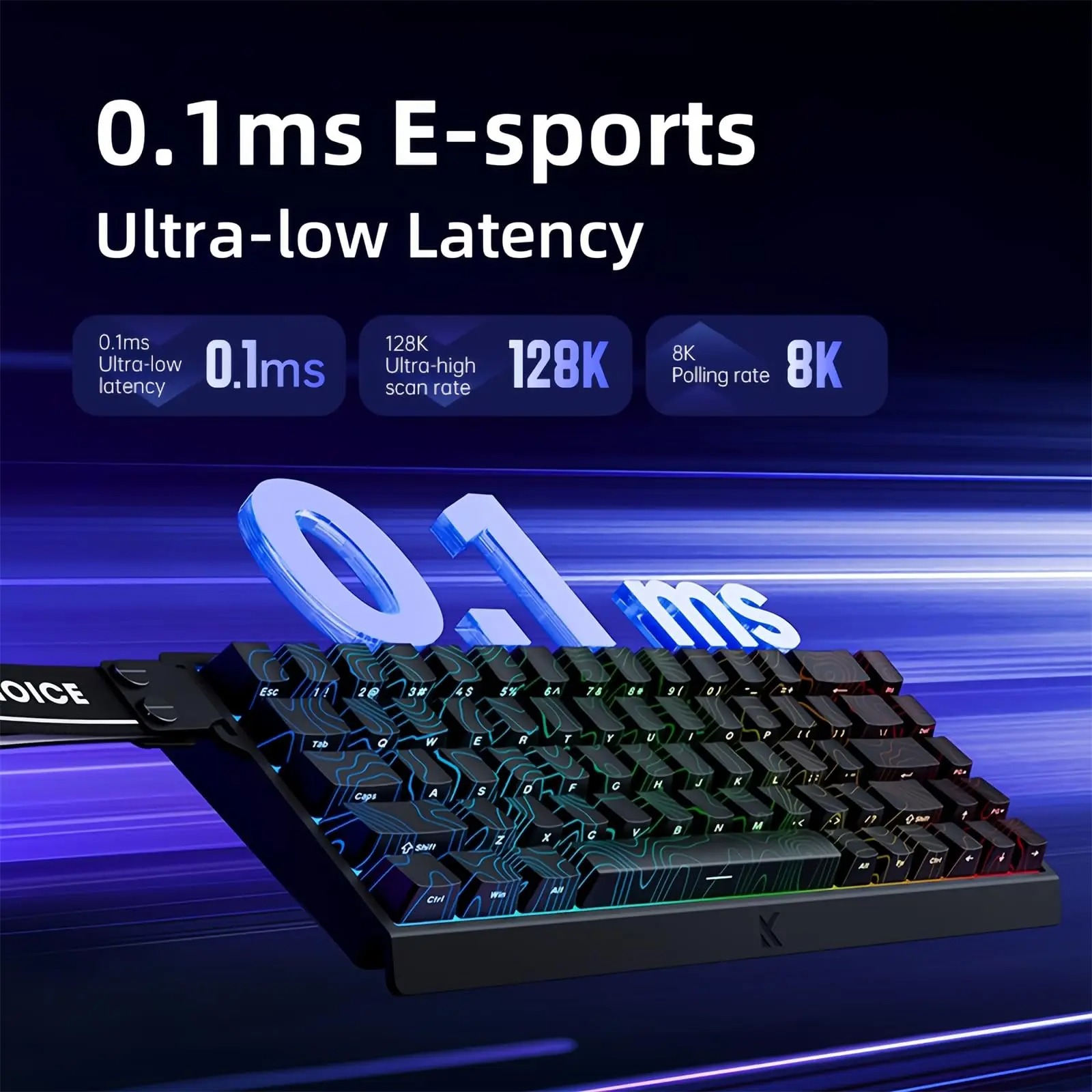 MCHOSE ACE 68 Magnetic Switch  - đánh giá và giá Gaming Keyboard Hall Effect Switches