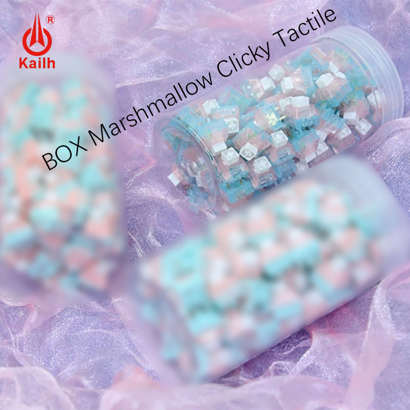 Kailh BOX Marshmallow Clicky T - đánh giá và giá Keyboard Gaming Blue Switch