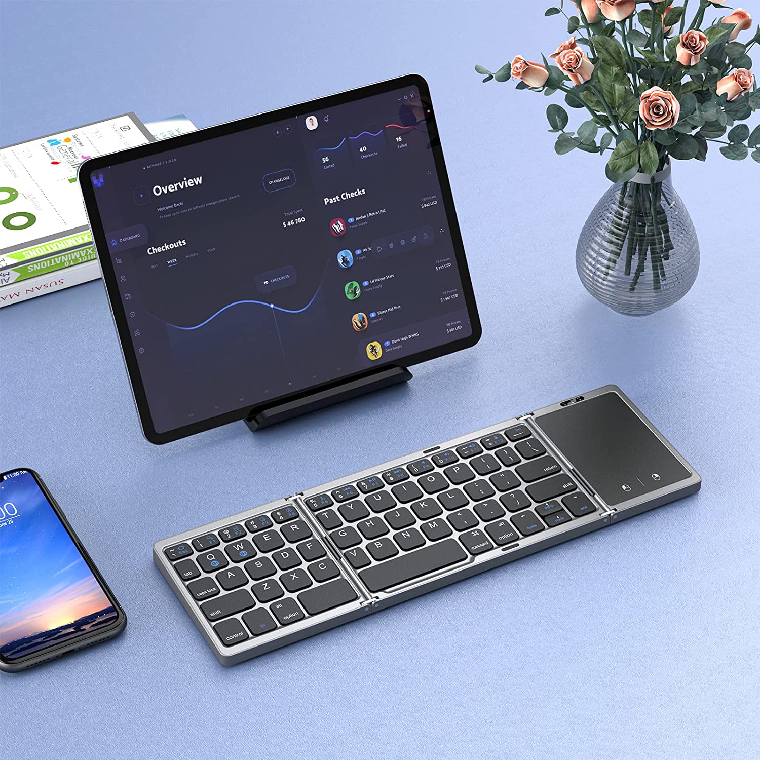 Seenda Foldable Wireless Bluet - đánh giá và giá Gaming Keyboard Budget