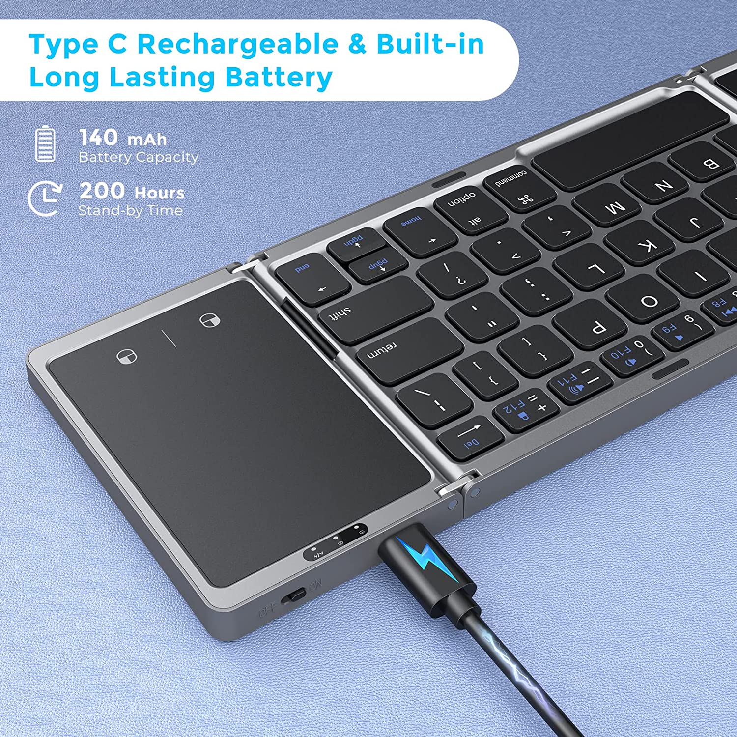 Seenda Foldable Wireless Bluet - đánh giá và giá Gaming Keyboard Budget